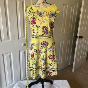 New York & Company yellow dress. Size M